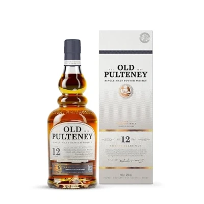 Image of Old Pulteney 12 Years Single Malt Scotch Whisky, 70cl