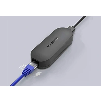 Image of airtame POE Adapter Network and Power Adaptor, at (Network Adaptor Provide a Wired Fixed Ethernet Connection)