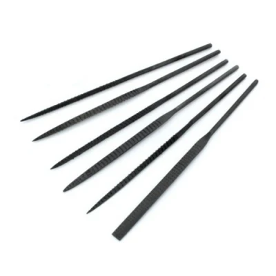 Image of Modelcraft 6 Piece Rasp File Set Wax/Wood Work, Pack of 6, Silver