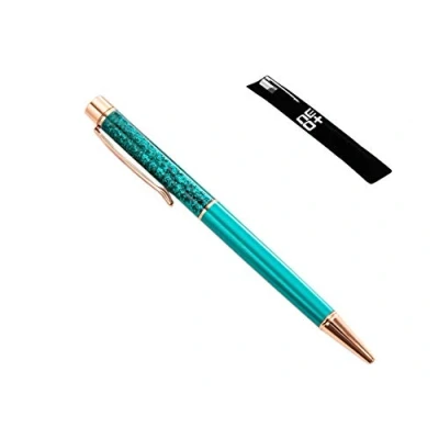 Image of NEO+ Quality Ballpoint Pen with Glitter Refill and Pouch Included I AM UK Seller (GLITTER PEACOCK)