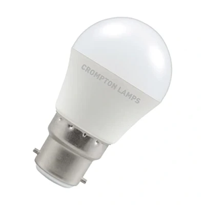 Image of Crompton LED Thermal Plastic Round 5W 4000K Dimmable BC B22d