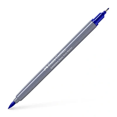 Image of Faber Castell Creative Studio Goldfaber Aqua Dual Marker, Blue Violet, Single For Art, Craft, Drawing, Sketching, Home, School, University, Colouring