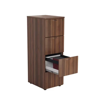 Image of Jemini Walnut 4 Drawer Filing Cabinet KF78954
