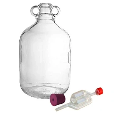 Image of 4.5L Glass Demijohn with Bung &amp; Bubbler