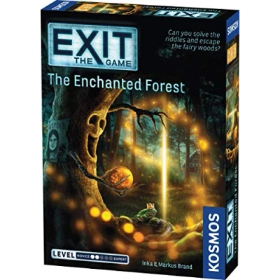 Image of Thames &amp; Kosmos EXIT: The Enchanted Forest, Escape Room Card Game, Family Games For Game Night, Party Adults and Kids, 1 to 4 Players, Ages 10+