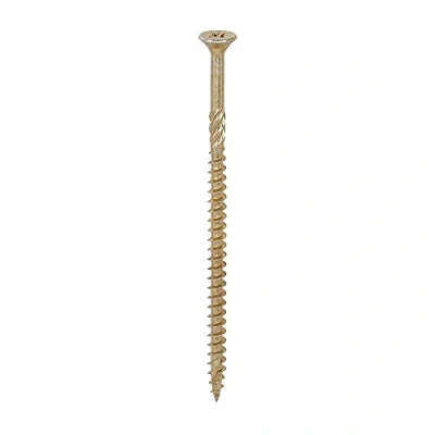 Image of TIMco 50100C2TUB C2 PZ2 CSK ZYP Classic Screw in Tubs 5.0 x 100 Yellow (Tub of 300)