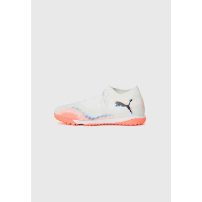 Image of PUMA Unisex Future 8 Match TT Soccer Shoe, White Black Glowing RED, 9.5 UK
