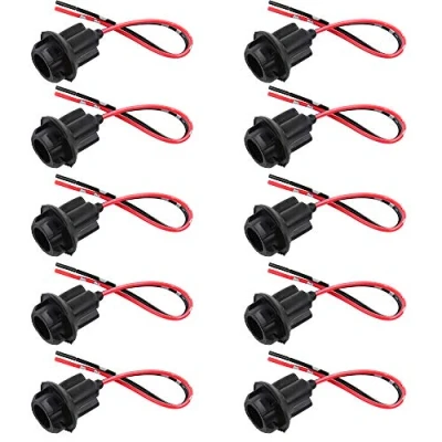 Image of HUIQIAODS T10 194 168 W5W Light Bulb Socket Holder Connector Extension for Parking