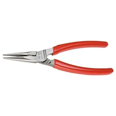 Image of Facom 193A.16G 1/2 Round Pliers with Carved PVC Handle, Red, 160 mm