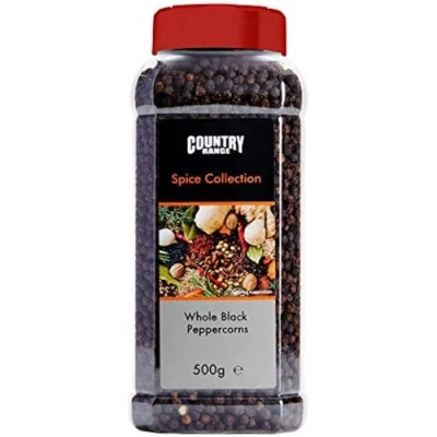 Image of Country Range Whole Black Peppercorns 1x500g