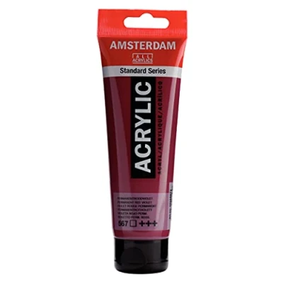 Image of Amsterdam Standard Series Acrylic Tube 120 ml Permanent Red Violet 567 (17095672)