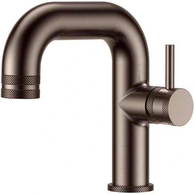 Image of Core Side Lever Mono Basin Mixer Tap Brushed Bronze Orbit