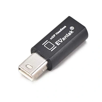 Image of EVanlak Mini DisplayPort Headless Ghost Display Emulator for PC 4K DP Dummy Plug (fit Headless1080@60Hz 3840x2160@17hz)