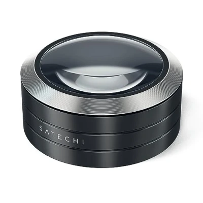 Image of SATECHI ReadMate LED Desktop Magnifier with up to 5X Magnification Carrying Case Included (Black)