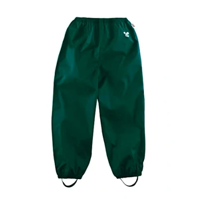 Image of Muddy Puddles Baby Children&#039;s Recycled Originals Waterproof Trousers, Green, 18 24 Months