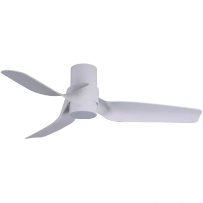 Image of Beacon Lighting ceiling fan with light Nautica, white, quiet