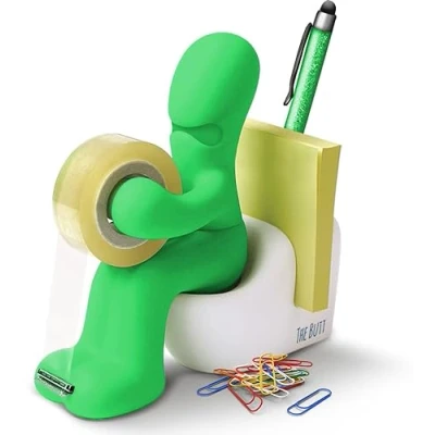 Image of The Butt Tape Dispenser Funny and Unusual Gift, Fun Colleague, Office or Boss Present Novelty Desk Accessory for Men, Boys Girls