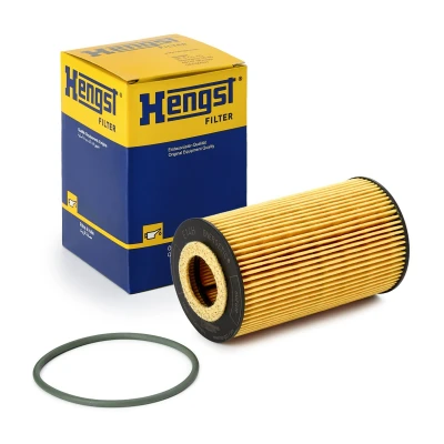 Image of 99610722552, 99610722553, 99610722560 Oil Filter HENGST E14H D77 Insert PORSCHE: Cayman, Cayenne, Boxster