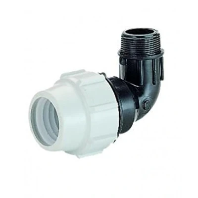 Image of PLASSON 7850 25mm x 1&quot; Threaded Male Elbow