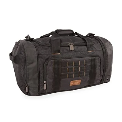Image of ORIGINAL PENGUIN Weekender Duffel Luggage Bag for Men, Black, One Size, Men