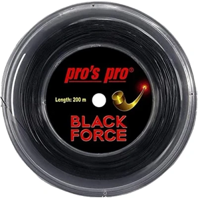 Image of Pro&#039;s Pro Black Force Tennis String 200m 1.24mm