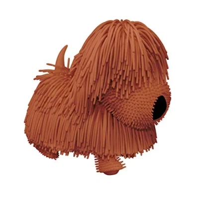 Image of Jiggly pets Brown puppy Interactive Electronic toy with sounds music and movement Animal Toys Walking