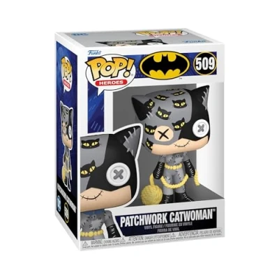 Image of Funko Pop! Animation: Patchwork Catwoman​ DC Comics Collectable Vinyl Figure Gift Idea Official Merchandise Toys for Kids &amp; Adults Comic Books Fans Model Collectors