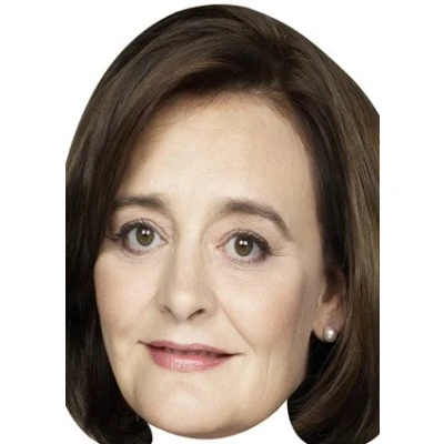 Image of FoxyPrinting Cherie Blair Celebrity Cardboard Party Face Mask Fancy Dress