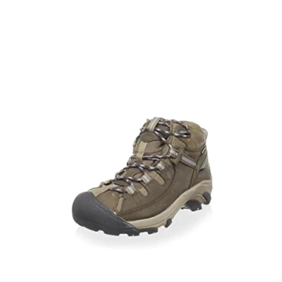 Image of KEEN Women&#039;s Targhee Ii Mid Wp High Rise Hiking Boots, Slate Black Flint Stone, 7 UK Narrow