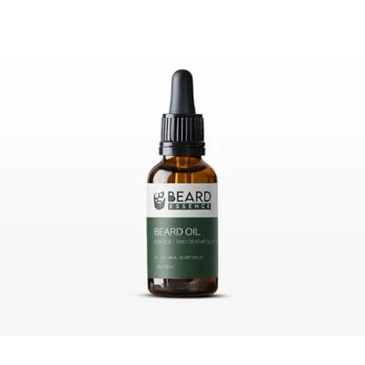 Image of Organic Vegan Friendly Oud Beard Oil for Men Natural Growth, Softener &amp; Moisturiser Non Grasy Cruelty Free Ideal Grooming, Styling Reducing Itch