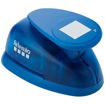 Image of Artemio Giant Lever Punch 5 cm Square, Blue