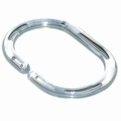 Image of CrazyGadget® 12pcs 12 Pieces Bathroom Shower Replacement Curtain Rings Hooks C (Clear)