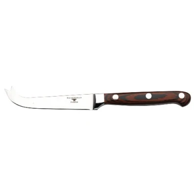 Image of Rockingham Forge 18/10 Stainless Steel Universal Cheese Knife with Riveted Wooden Rosewood Handles CHK 8018