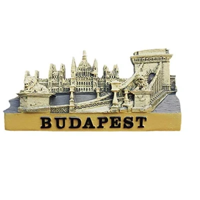 Image of 3D Budapest Hungary Fridge Magnet Souvenir Gift Refrigerator Magnetic Sticker Collection