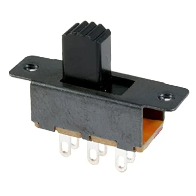 Image of Miniature On Slide Switch 6 Pin DPDT Hobby DIY Circuit (Pack of 25)
