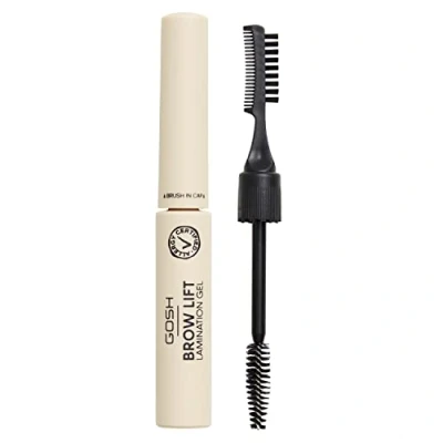 Image of GOSH brow Lift Lamination eyebrow gel, vegan I fixing gel for quick flawless styling, with salon effect perfume free and long lasting suitable allergy sufferers Transparent