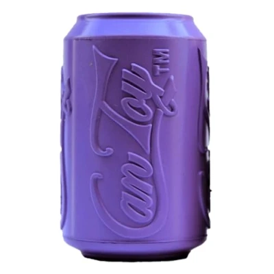 Image of SodaPup Soda Can Durable Dog Treat Dispenser &amp; Chew Toy Made in USA from Non Toxic, Pet Safe, Food Safe Natural Rubber Material for Mental Stimulation, Problem Chewing, Calming Nerves, More