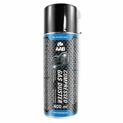 Image of AABCOOLING Compressed Gas Duster 400ml Computer Can for Cleaning, Keyboard and Other Office Equipment, Cleaner, Air Can, Blower, Spray, PC