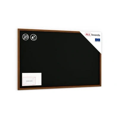 Image of ALLboards Chalkboard with Varnished Wooden Frame 200x120cm, Large Blackboard Chalk Writing Board