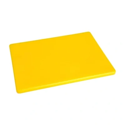 Image of Hygiplas Small Low Density Yellow Chopping Board for Cooked Meat 30x30cm