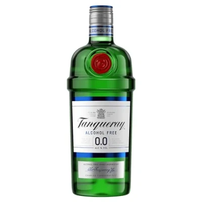 Image of Tanqueray Alcohol Free Spirit 0.0% vol 70cl Made with Distilled Botanicals Citrus Style &amp; Juniper Led Profile For Non Alcoholic Drinks Enjoy in a Gin Glass Ice Tonic