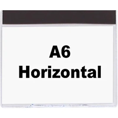 Image of Magnetic Document Pocket 110x155mm PK 10.