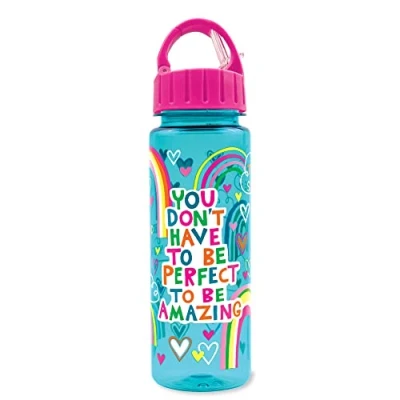 Image of Rachel Ellen Drinks / Water Bottle You Dont Have to Be Perfect Amazing Rainbows
