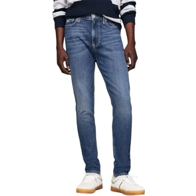Image of Tommy Jeans Simon Skinny Fit, Men&#039;s, Size: 31x36, Denim dark