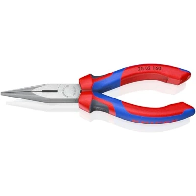 Image of KNIPEX Snipe Nose Side Cutting Pliers (Radio Pliers) (160 mm) 25 02 160