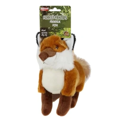 Image of Forest friends Animal Instincts Squeaky Plush Dog Toy Soft Comfort Puppy Frankie Fox Large