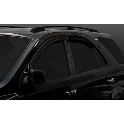 Image of AUTO CLOVER Wind Deflectors Set for Kia Sorento 2003 2009 (4 pieces)