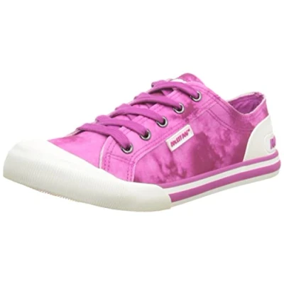 Image of Rocket Dog Women&#039;s JAZZIN Trainers, Lometa Bright Pink, 3 UK