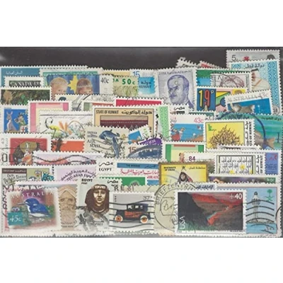 Image of all World 100 different special stamps (Stamps for collectors)