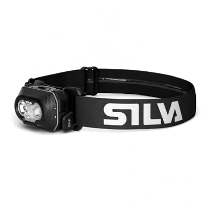 Image of Silva Head Torch Battery Powered Discover 500 Lumen Lamp Runs on 3X AAA (Not Included) 3 Brightness Levels White, Red &amp; Orange LEDs Indicator Outdoor Running